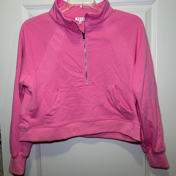TCEC Pink Crop Sweatshirt - Picture 1 of 3